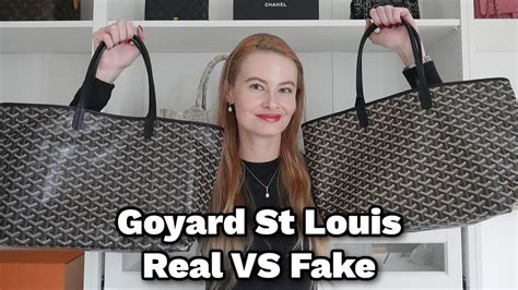 goyard st louis tote fake vs real|authentic goyard bags serial number.